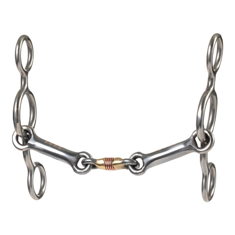 All Purpose Bit with 5" Sweet Iron Copper Wire Wrapped Dogbone Mouth