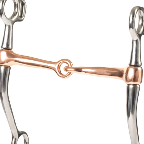 Tom Thumb Bit, 5" Copper Mouth, Stainless Steel