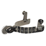 Ladies' Floral Chihuahua Spur, Brushed Stainless Steel