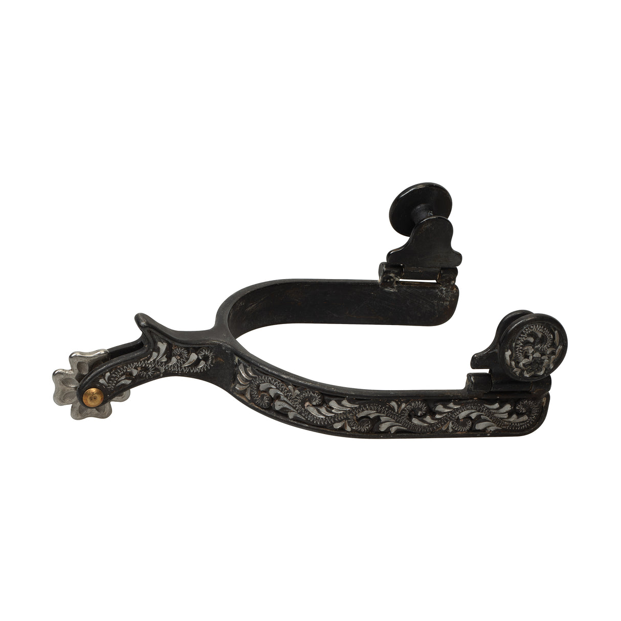 Ladies Spurs with Engraved Trim