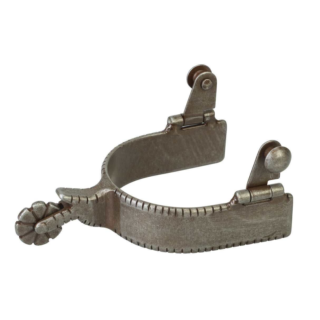 Mens Spur with Plain Buffed Brown Band