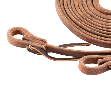 Extra Heavy Oiled Hermann Oak Harness Leather Split Reins, 8'