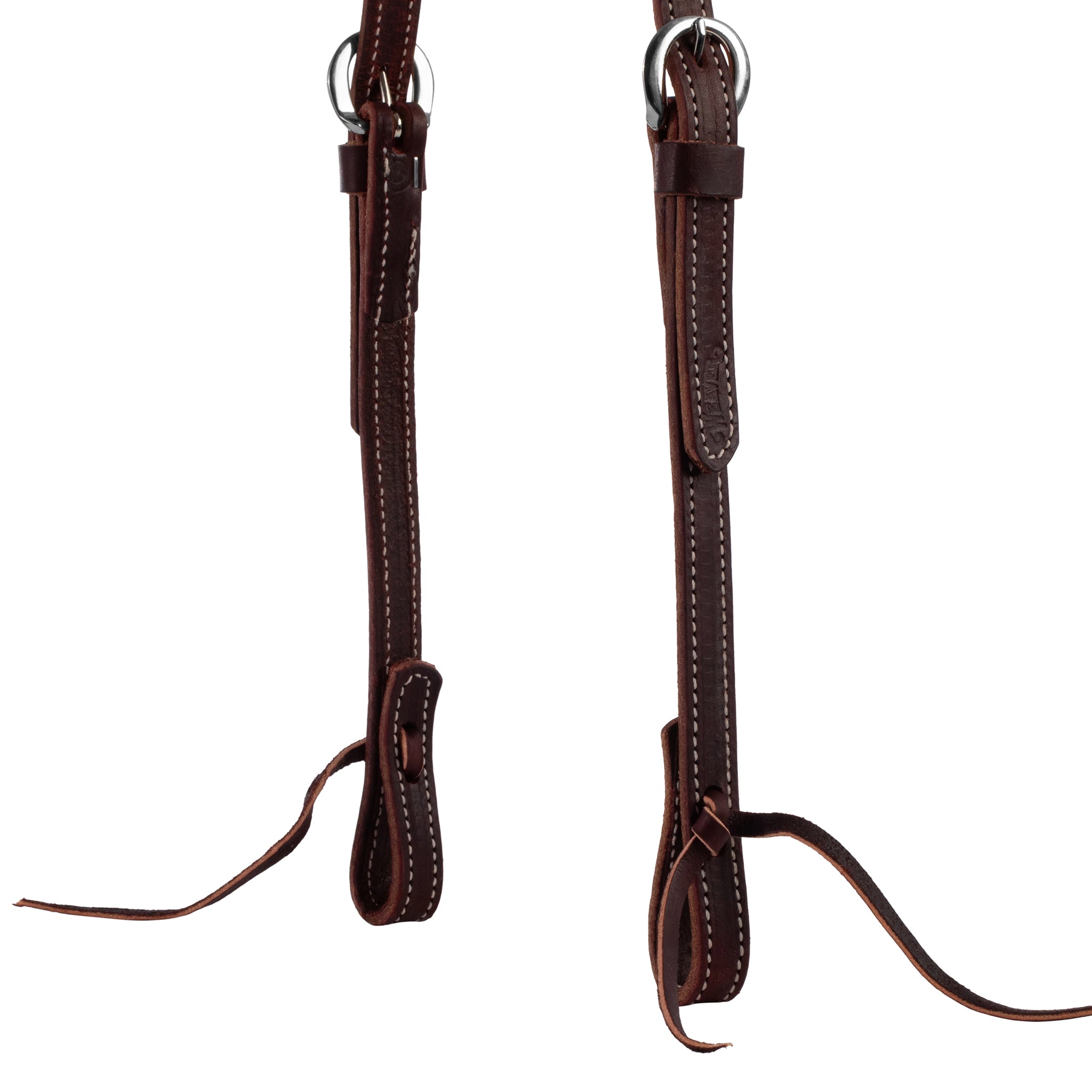 Weaver Equine Latigo Leather Sliding Ear Headstall - Thumbnail 3