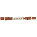 Horizons Harness Leather 4-1/2" Single Flat Link Chain Curb Strap