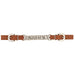 Horizons Harness Leather 4-1/2" Single Flat Link Chain Curb Strap