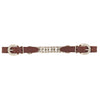 Horizons Harness Leather 4-1/2" Single Flat Link Chain Curb Strap