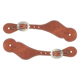 Ladies' Harness Leather Spur Straps, Russet