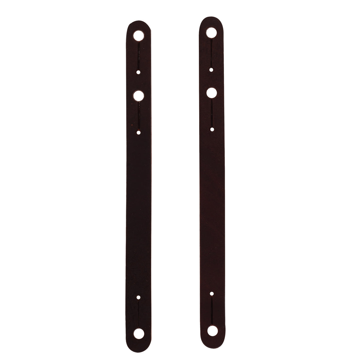 Heel Straps, Burgundy Latigo Leather