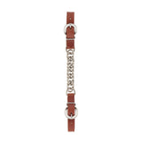 Canyon Rose Single Flat Link Nickel Plated Chain Curb Strap