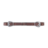 Basin Cowboy Straight Leather Curb Strap