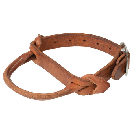Hermann Oak Harness Leather Night Latch with Rolled Handle