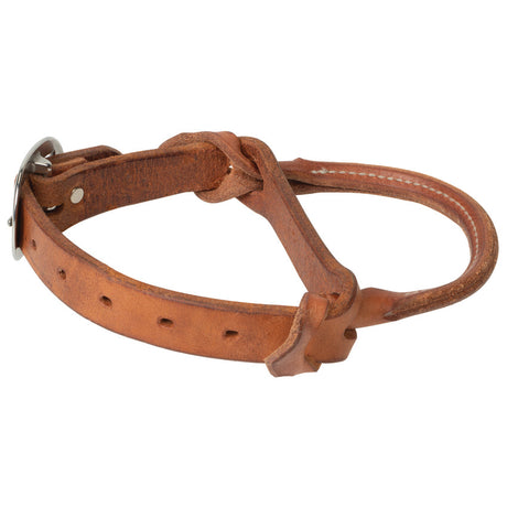 Hermann Oak Harness Leather Night Latch with Rolled Handle