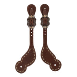 Buckstitch Spur Straps, Oiled Hermann Oak®, Dusk Collection
