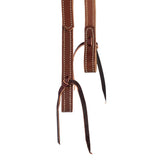 Latigo Leather Flat Sliding Ear Headstall