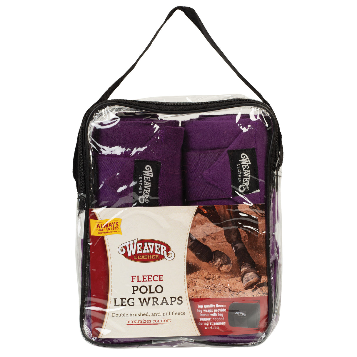 Polo Leg Wrap, Purple, packaged front