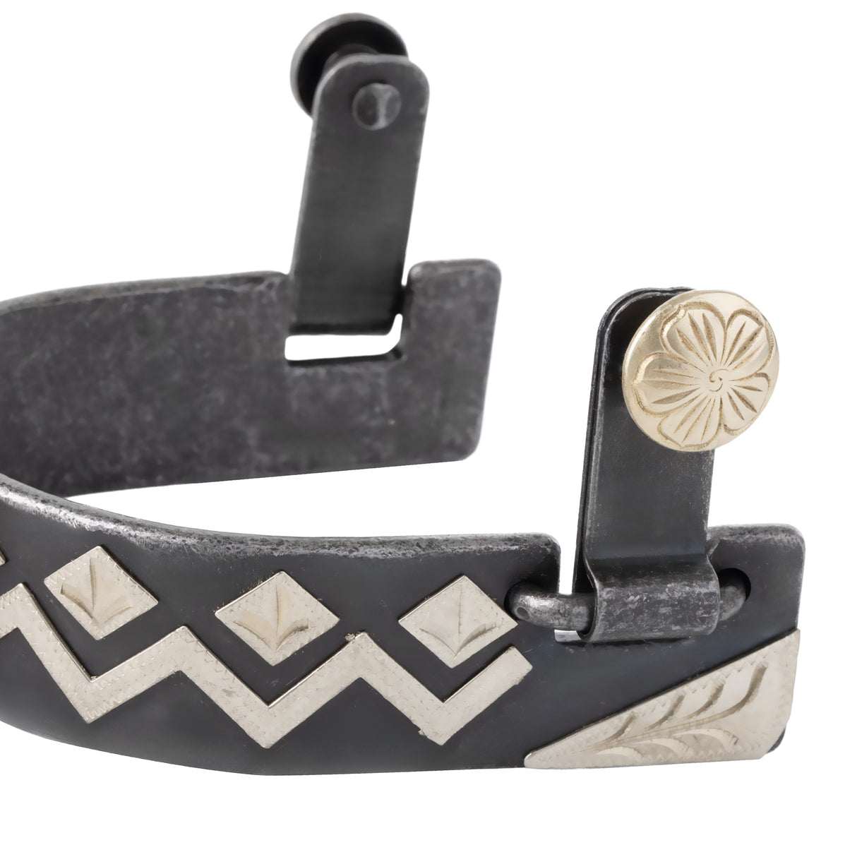 Men's Spur with German Silver Trim
