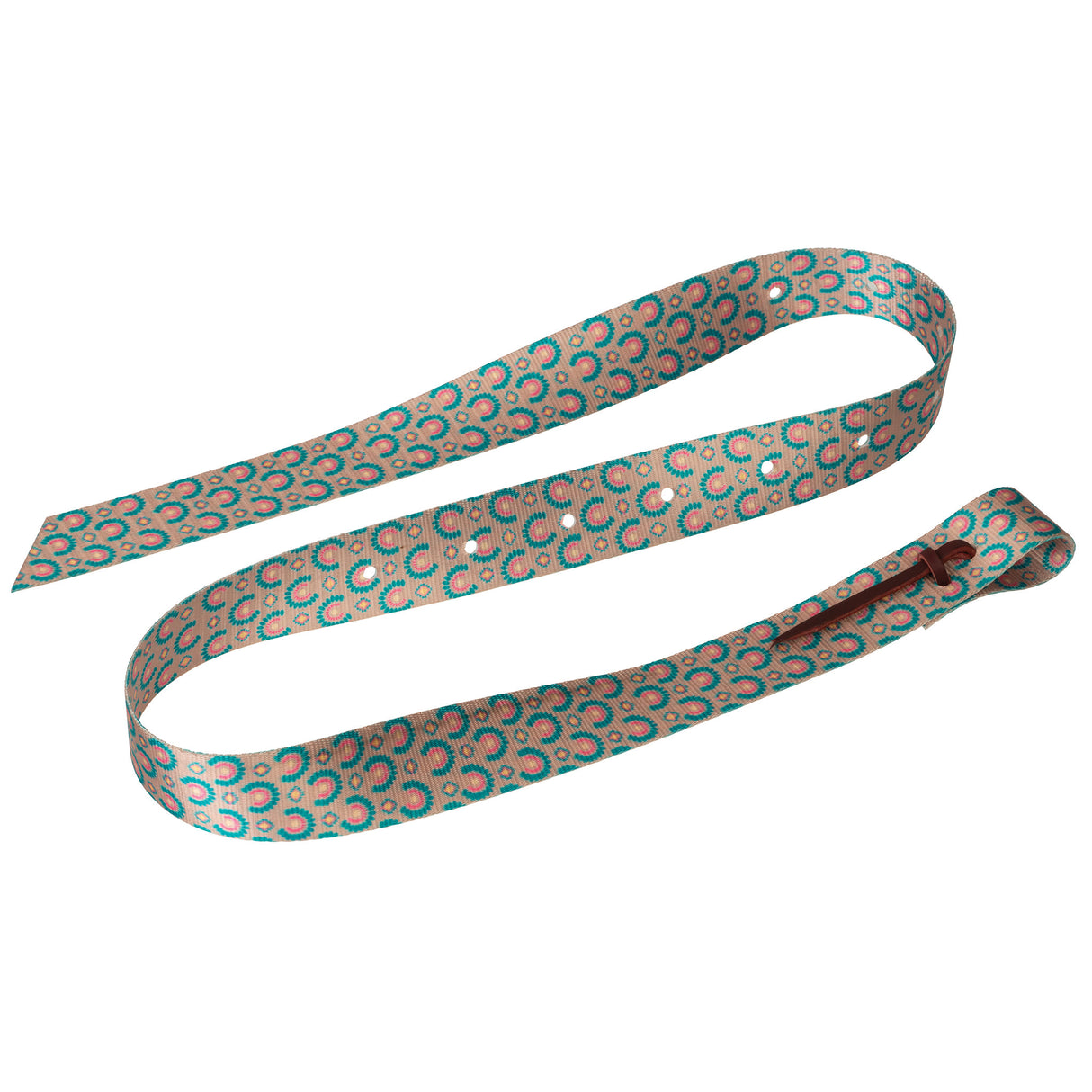Patterned Poly Tie Strap with Holes, 1-3/4" x 60"