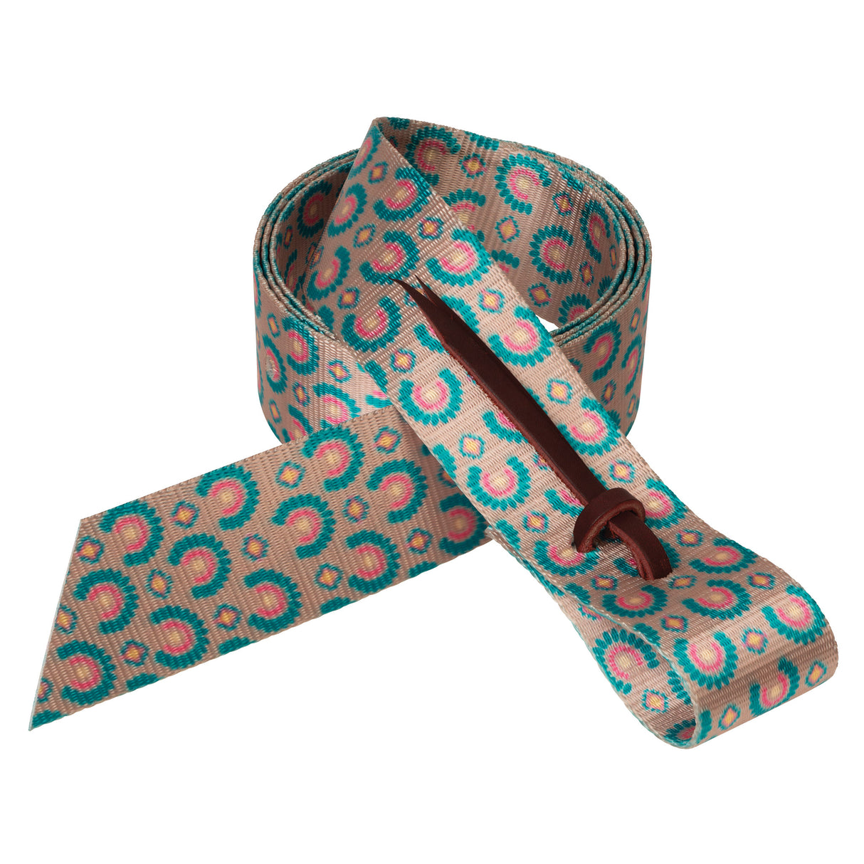 Patterned Poly Tie Strap with Holes, 1-3/4" x 60"