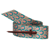 Patterned Poly Tie Strap with Holes, 1-3/4" x 60"