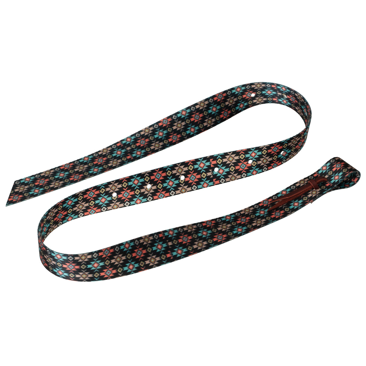 Patterned Poly Tie Strap with Holes, 1-3/4" x 60"