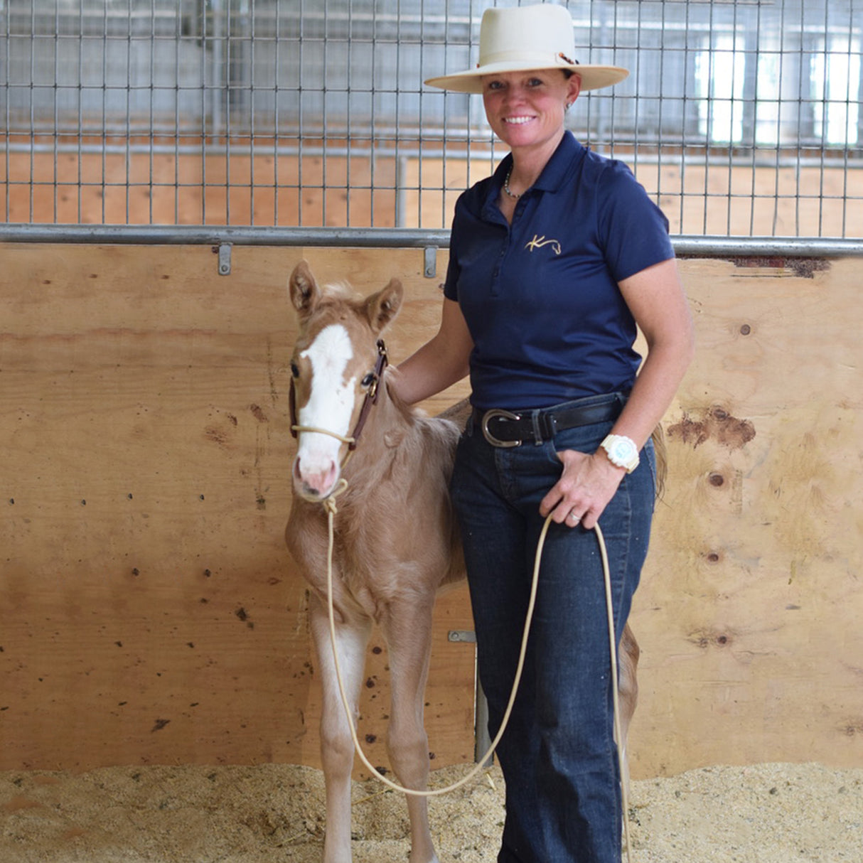 Kalley Krickeberg with Foal Line