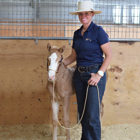 Kalley Krickeberg with Foal Line