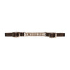 Nylon Curb Strap with 4-1/2" Flat Link Chain