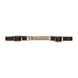 Nylon Curb Strap with 4-1/2" Flat Link Chain
