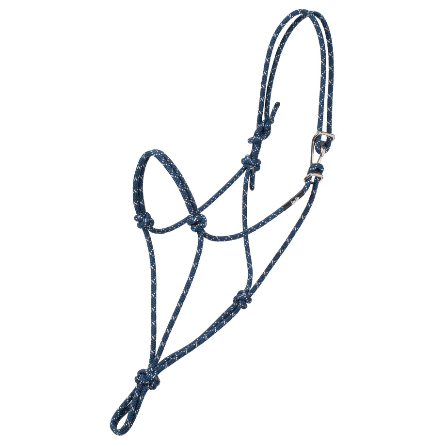 Silvertip Rope Halter with Clip- Horse Halters