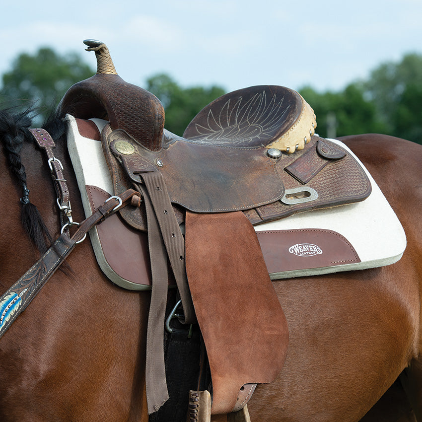 Synergy Contoured Performance Wool Blend Felt Saddle Pad - 31x32 - 3/4 Thick