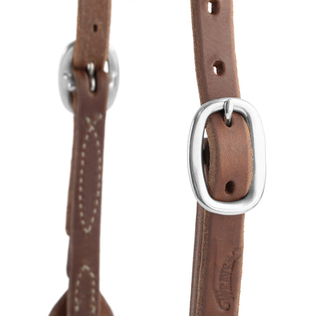 Oiled Hermann Oak Harness Leather Quick Change Headstall