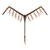Western Outlaw Tasseled Western Leather Breast Collar