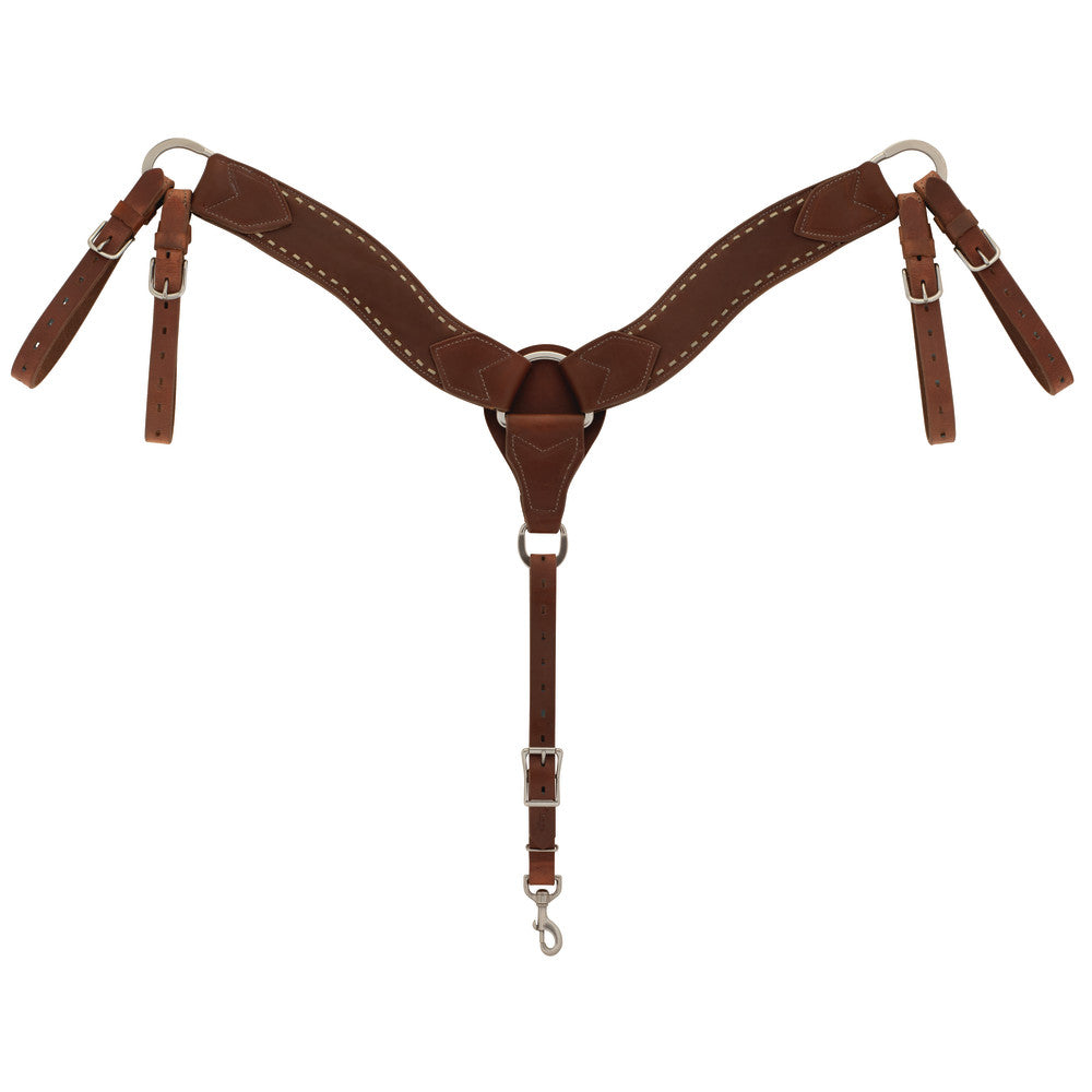 Buckstitch Breast Collar Herman Oak Dusk Collection – Weaver Equine