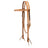 Skirting Leather Browband Headstall, Light Oiled