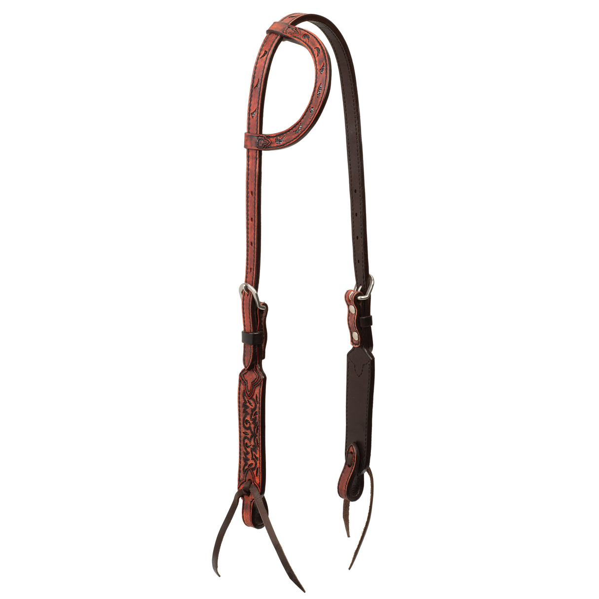 Turquoise Cross Pioneer  5/8" Headstall