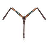 Turquoise Cross Turquoise Beaded 1-1/4" Pony