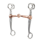 Tom Thumb Bit with 5" Copper Plated Mouth, Chrome Plated