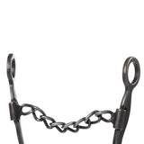 Professional Antiqued Shank Bit, 5" Sweet Iron Polished Chain Mouth