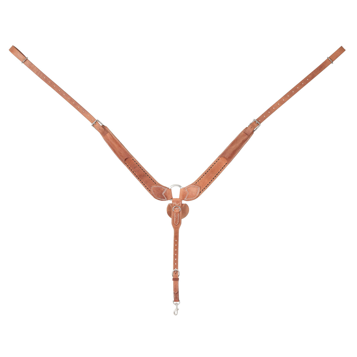 Buckstitch Breast Collar, Hermann Oak® Russet, Dawn Collection