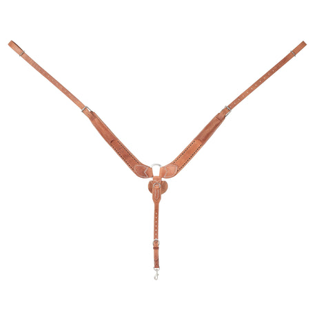 Buckstitch Breast Collar, Hermann Oak® Russet, Dawn Collection
