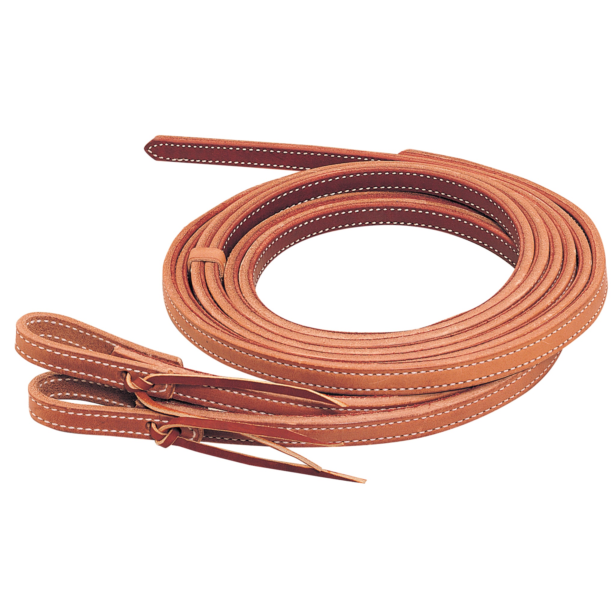 Heavy Harness Split Reins 5/8 x 8 Doubled and Stitched – Weaver Equine
