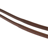 STS Ranch Signature Tack Harness Leather Split Rein, Pineapple Knot, 8'