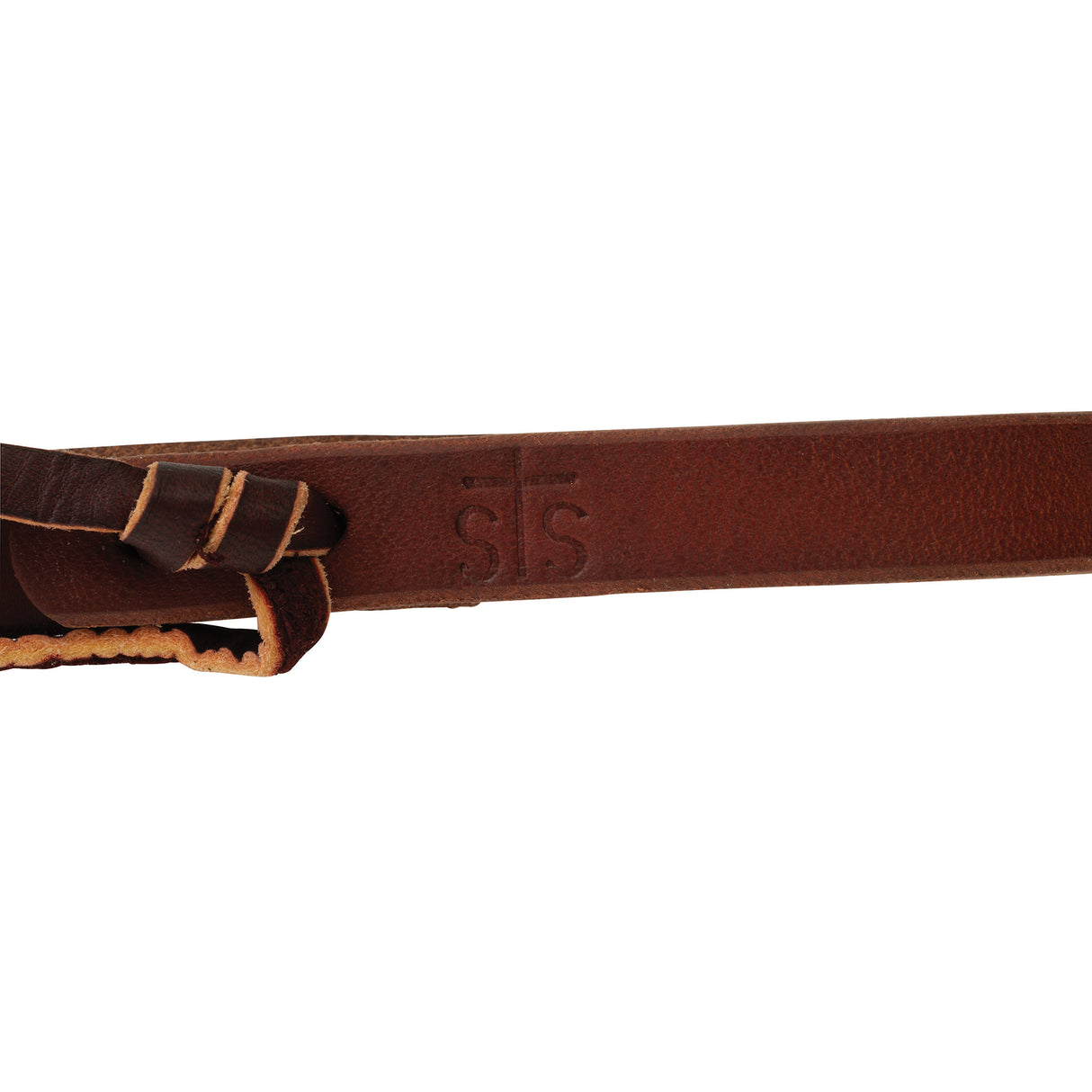 STS Ranch Signature Tack Harness Leather Split Rein, Water Tie Ends, 8'