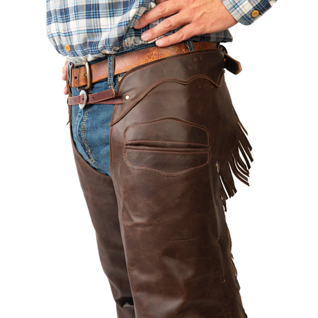 Custom Western Leather Chaps
