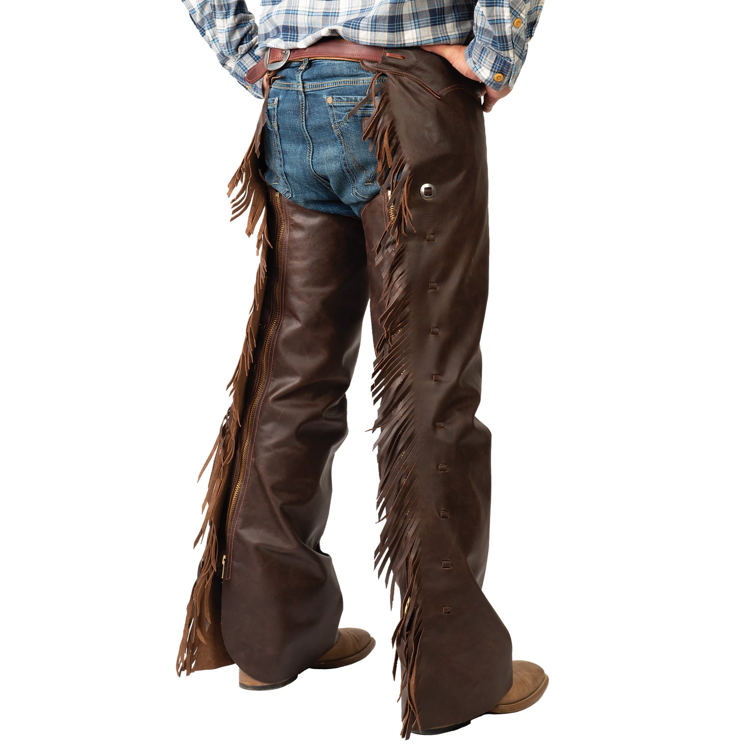 Leather Cowboy Chaps - Weaver Equine