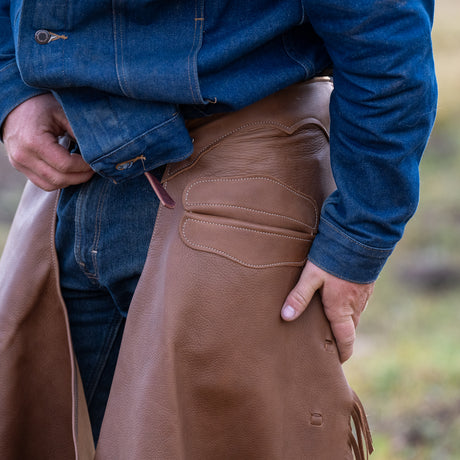 Western Leather Chaps