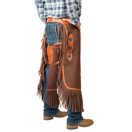 Custom Western Leather Chinks