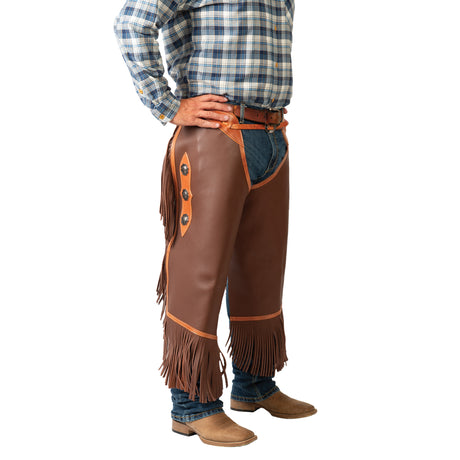 Custom Western Leather Chinks