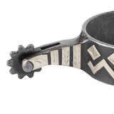 Men's Spur with German Silver Trim