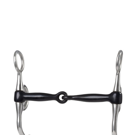 Professional Argentine Bit, 5" Sweet Iron Snaffle Mouth with Copper Inlay